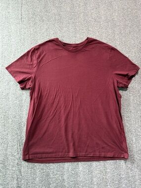 Goodfellow & Co Short Sleeve Crew T‑Shirt in Burgundy Lyndale Tee Size XXL